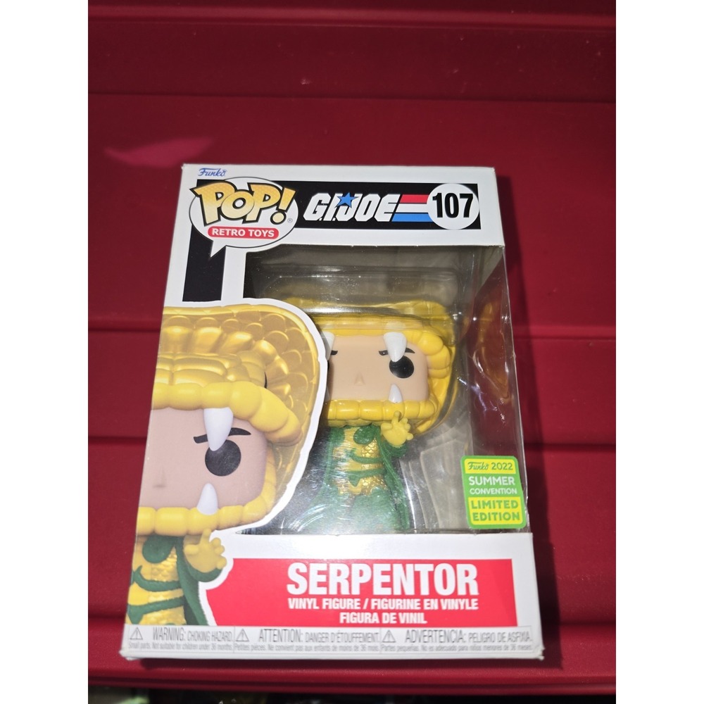 Funko Pop! G.I. Joe Serpentor 107 SDCC 2022‎